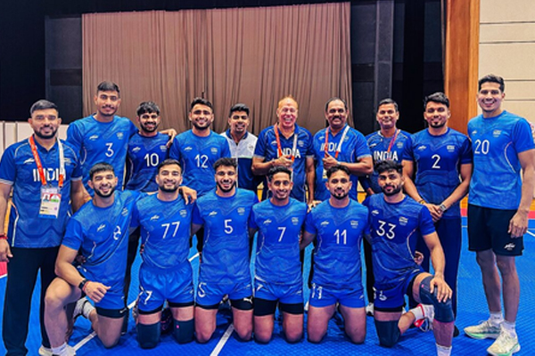 એશિયન ગેમ્સ 2026: ભારતીય પુરૂષ કબડ્ડી ટીમે એકતરફી મેચમાં જાપાનને 49-23થી હરાવીને જીત સાથે શરૂઆત કરી… एशियन गेम्स 2026: भारतीय मेंस कबड्डी टीम ने जीत के साथ किया आगाज, एकतरफा मुकाबले में जापान को 49-23 से...