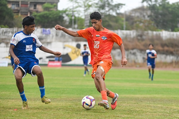 સુબ્રોતો કપ અંડર-17: મિનર્વા પબ્લિક સ્કૂલે NVS 11-0ને કચડી નાખી, ગર્વપૂર્વક નોકઆઉટમાં જગ્યા બનાવી. सुब्रतो कप यू-17 : मिनर्वा पब्लिक स्कूल ने एनवीएस को 11-0 से रौंदा, शान से नॉकआउट में बनाई जगह