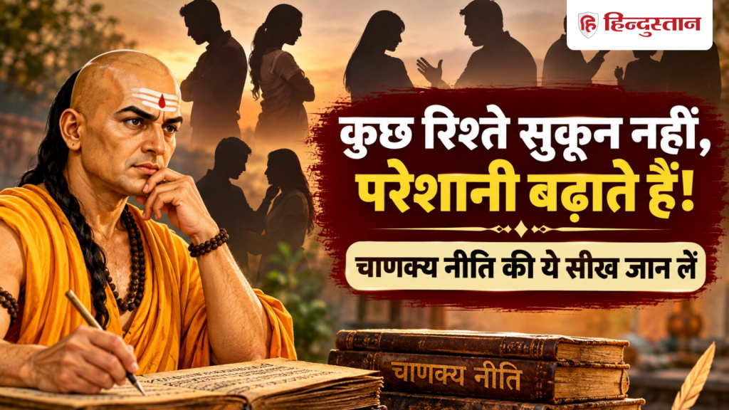 કેટલાક સંબંધો શાંતિ લાવતા નથી, મુશ્કેલી ઉમેરે છે! જાણો ચાણક્ય નીતિના આ પાઠ कुछ रिश्ते सुकून नहीं, परेशानी बढ़ाते हैं! चाणक्य नीति की ये सीख जान लें