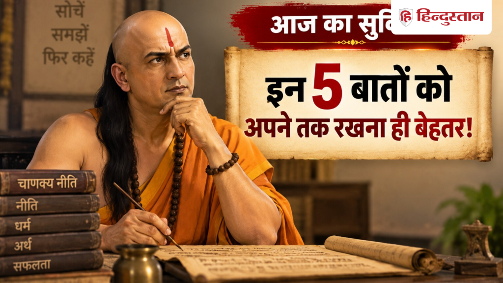 બધું કહેવું મુશ્કેલ હશે! ચાણક્ય નીતિમાં આ 5 બાબતોને ગુપ્ત રાખવાની સલાહ हर बात बताना पड़ सकता है भारी! चाणक्य नीति में इन 5 बातों को गुप्त रखने की सलाह