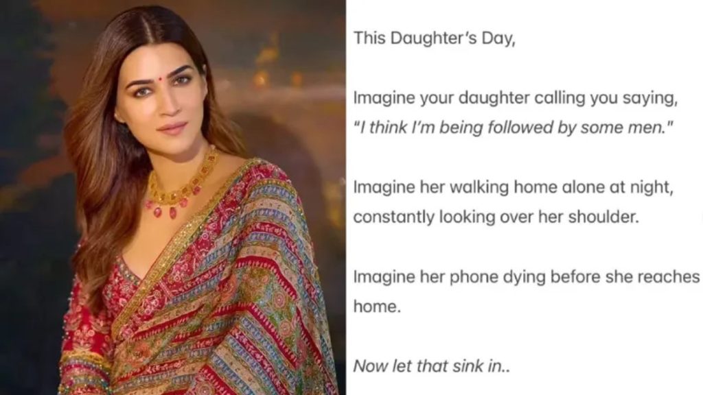 ‘जिस दिन बेटियां बिना डर के निकलेंगी...’ बेटी दिवस पर कृति का बड़ा संदेश,...