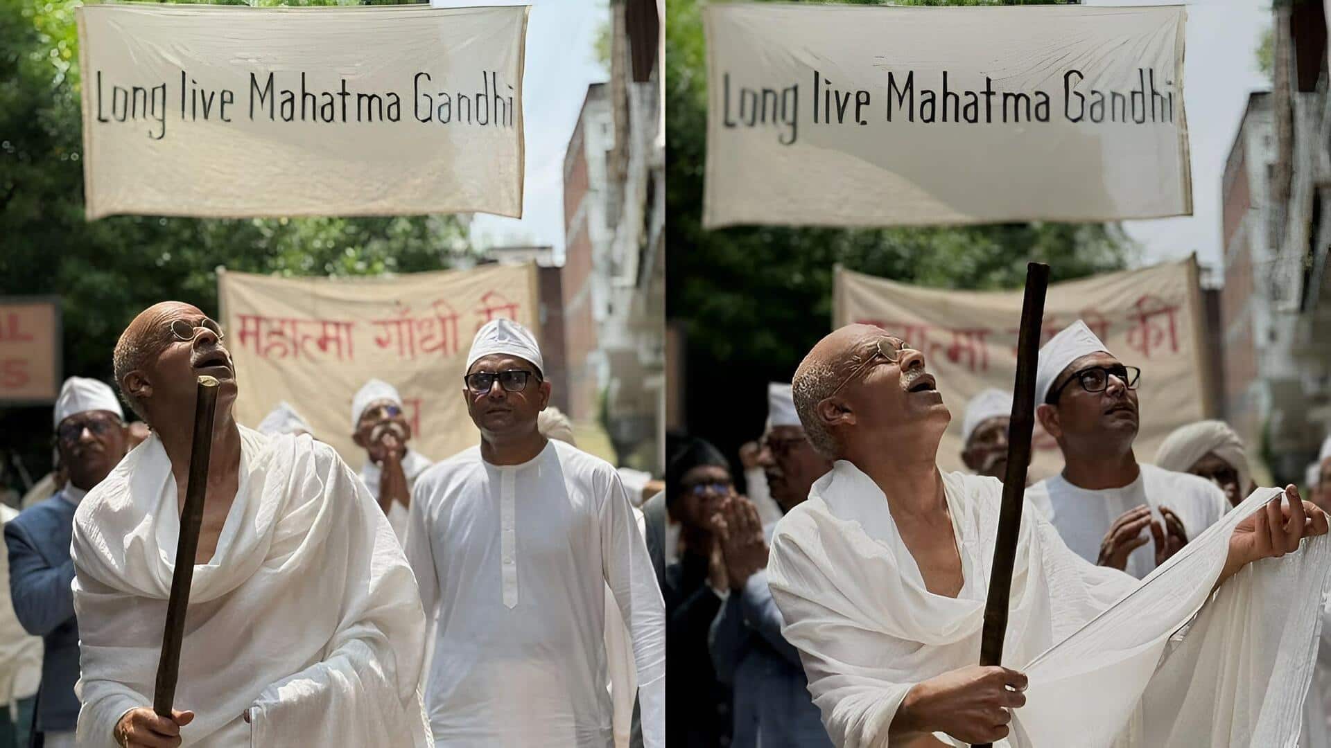 મહાત્મા ગાંધી તરીકે મનોજ બાજપેયીનો બદલો, જુઓ સંપૂર્ણ, તમે પહેલી ઝલકમાં તેમને ઓળખી શકશો નહીં