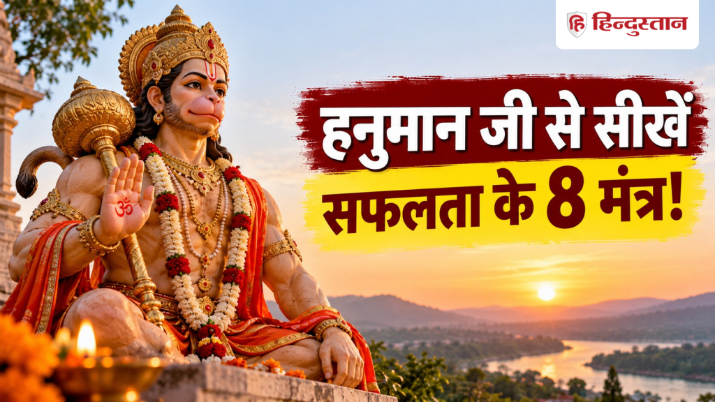 જીવનમાં સફળ થવા માટે હનુમાનજી પાસેથી શીખો 8 મંત્ર, તે દરેક પગલા પર ઉપયોગી થશે. हनुमान जी से सीखें जीवन में सफल होने के 8 मंत्र, हर कदम पर आएंगे काम