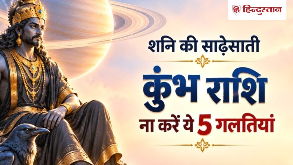 કુંભ રાશિના આગામી 238 દિવસ ભારે રહેશે, શનિની કઠિન કસોટી વચ્ચે આ 5 ભૂલો ન કરો. कुंभ राशि के अगले 238 दिन भारी, शनि के कड़े इम्तिहान के बीच ना करें ये 5 गलतियां