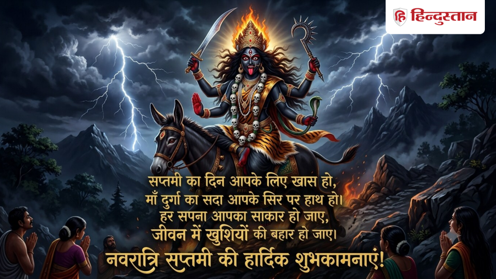 Navratri 7th Day Wishes: महासप्तमी की बधाई के लिए बेस्ट हैं ये 10 मैसेज, प्रसन्न होंगी मां...