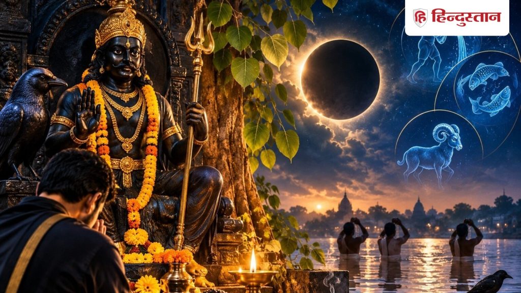 10 अक्टूबर को शनिश्चरी अमावस्या, कुंभ, मीन, मेष पर साढ़ेसाती, शनिदेव को...